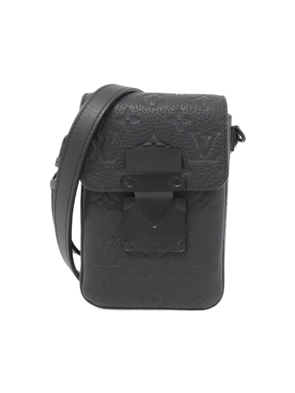 Louis Vuitton Taurillon Monogram S Lock Vertical Wearable Wallet Shoulder Bag